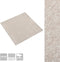 vidaXL - Tapijttegels - 20 - st - 5 - m² - 50x50 - cm - lichtbeige