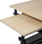 vidaXL - Tekentafel - met - 2 - lades - en - kruk