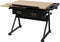 vidaXL - Tekentafel - met - 2 - lades - en - kruk