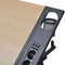 vidaXL - Tekentafel - met - 2 - lades - en - kruk