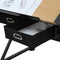 vidaXL - Tekentafel - met - 2 - lades - en - kruk