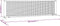 vidaXL - Tennisnet - 300x100x87 - cm - polyester - zwart - en - rood