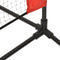 vidaXL - Tennisnet - 400x100x87 - cm - polyester - zwart - en - rood