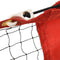 vidaXL - Tennisnet - 600x100x87 - cm - polyester - zwart - en - rood