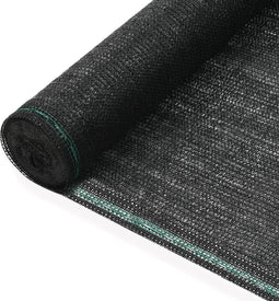 vidaXL - Tennisscherm - 1x50 - m - HDPE - zwart