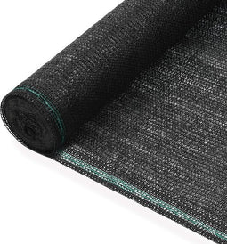 vidaXL - Tennisscherm - 2x100 - m - HDPE - zwart
