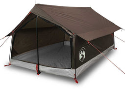 vidaXL - Tent - 2-persoons - waterdicht - bruin