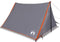 vidaXL - Tent - 2-persoons - waterdicht - grijs - en - oranje