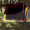 vidaXL - Tent - 2-persoons - waterdicht - grijs - en - oranje