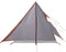 vidaXL - Tent - 2-persoons - waterdicht - grijs - en - oranje