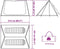 vidaXL - Tent - 2-persoons - waterdicht - grijs - en - oranje