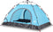vidaXL - Tent - 3-persoons - snelontgrendeling - blauw
