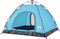 vidaXL - Tent - 3-persoons - snelontgrendeling - blauw