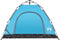 vidaXL - Tent - 3-persoons - snelontgrendeling - blauw