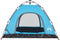 vidaXL - Tent - 3-persoons - snelontgrendeling - blauw