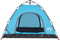vidaXL - Tent - 3-persoons - snelontgrendeling - blauw