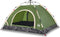 vidaXL - Tent - 3-persoons - snelontgrendeling - groen