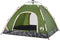 vidaXL - Tent - 3-persoons - snelontgrendeling - groen