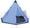 vidaXL - Tent - 4-persoons - blauw