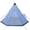 vidaXL - Tent - 4-persoons - blauw