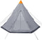 vidaXL - Tent - 4-persoons - grijs