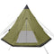 vidaXL - Tent - 4-persoons - groen