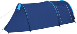 vidaXL - Tent - 4-persoons - marineblauw - en - lichtblauw