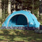 vidaXL - Tent - 4-persoons - snelontgrendeling - blauw