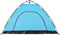 vidaXL - Tent - 4-persoons - snelontgrendeling - blauw