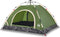 vidaXL - Tent - 4-persoons - snelontgrendeling - groen