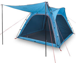 vidaXL - Tent - 4-persoons - waterdicht - snelontgrendeling - blauw