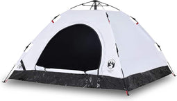 vidaXL - Tent - 5-persoons - snelontgrendeling - verduisterende - stof - wit