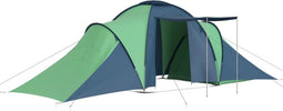 vidaXL Tent 6-persoons blauw en groen