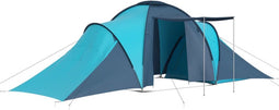 vidaXL Tent 6-persoons blauw en lichtblauw