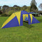 vidaXL Tent 6-persoons blauw en lichtblauw