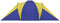 vidaXL Tent 6-persoons blauw en lichtblauw