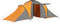 vidaXL Tent 6-persoons grijs en oranje