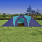 vidaXL - Tent - 9-persoons - donkerblauw - en - blauw