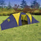 vidaXL - Tent - 9-persoons - polyester - blauw - en - geel