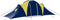 vidaXL - Tent - 9-persoons - polyester - blauw - en - geel