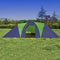 vidaXL - Tent - 9-persoons - polyester - blauw - en - groen