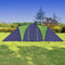 vidaXL - Tent - 9-persoons - polyester - blauw - en - groen