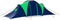 vidaXL - Tent - 9-persoons - polyester - blauw - en - groen