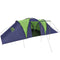 vidaXL - Tent - 9-persoons - polyester - blauw - en - groen