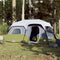 vidaXL - Tent - 9-persoons - waterdicht - met - LED - lichtblauw