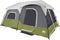 vidaXL - Tent - 9-persoons - waterdicht - met - LED - lichtblauw