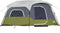 vidaXL - Tent - 9-persoons - waterdicht - met - LED - lichtblauw