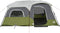 vidaXL - Tent - 9-persoons - waterdicht - met - LED - lichtblauw