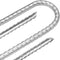 vidaXL - Tentharingen - 12 - st - U-vormig - Ø12 - mm - 41,5 - cm - gegalvaniseerd - staal