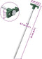 vidaXL - Tentharingen - 24 - st - 7 - mm - 25 - cm - gegalvaniseerd - staal - polypropeen